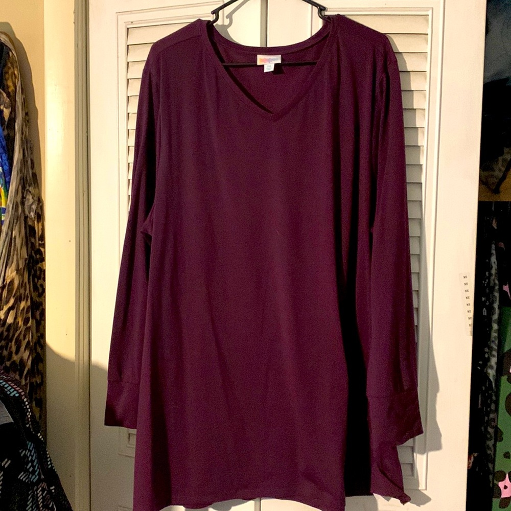 Lularoe Long Sleeve Plum Hudson